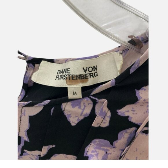 Diane von Furstenberg Joyce Dress Silk Size Medium *READ FLAW* - Picture 5 of 9